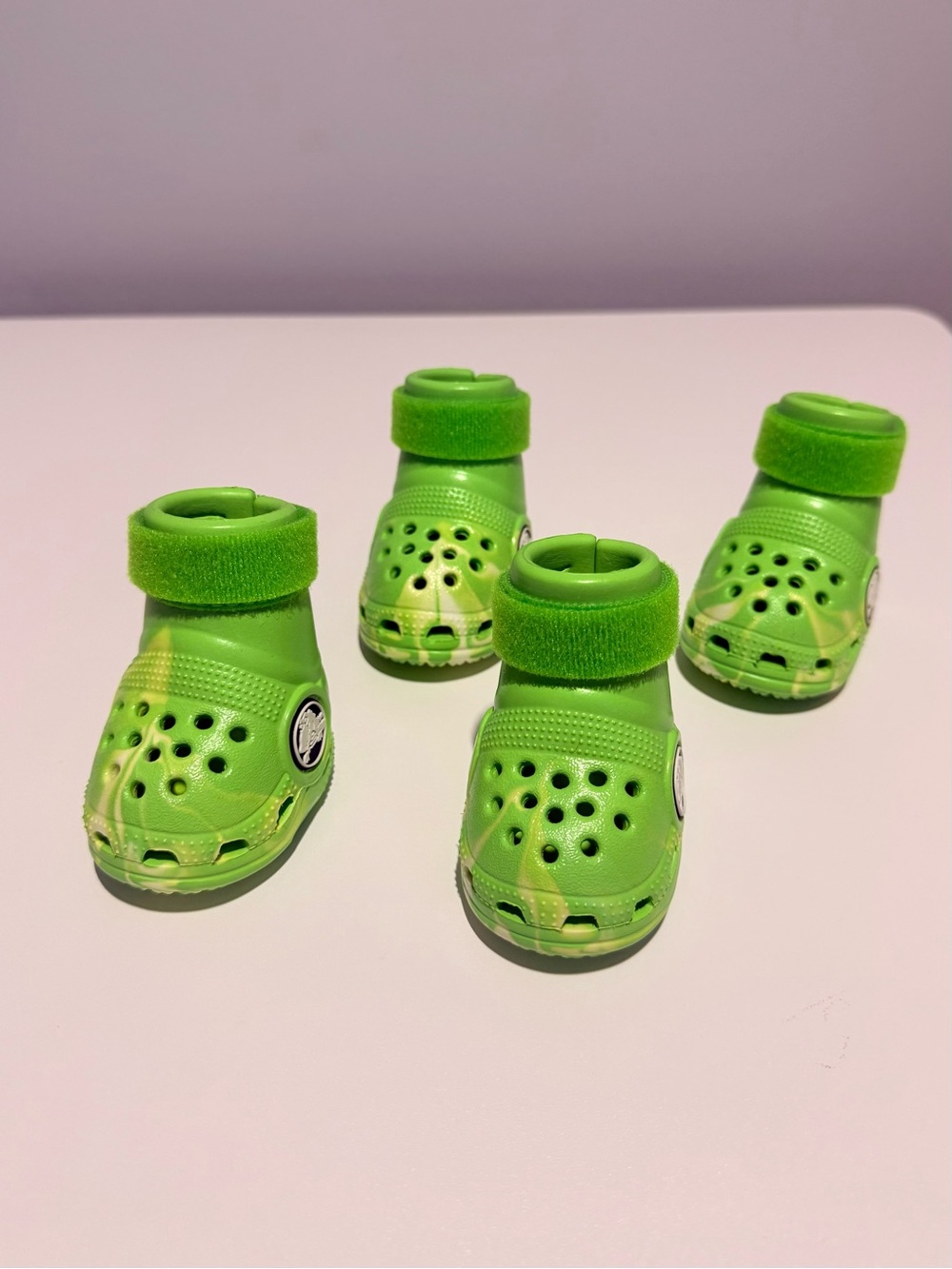 Crocs Shoes For Dogs - Green Slime - Small